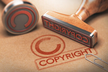 Copyright stamp; business law